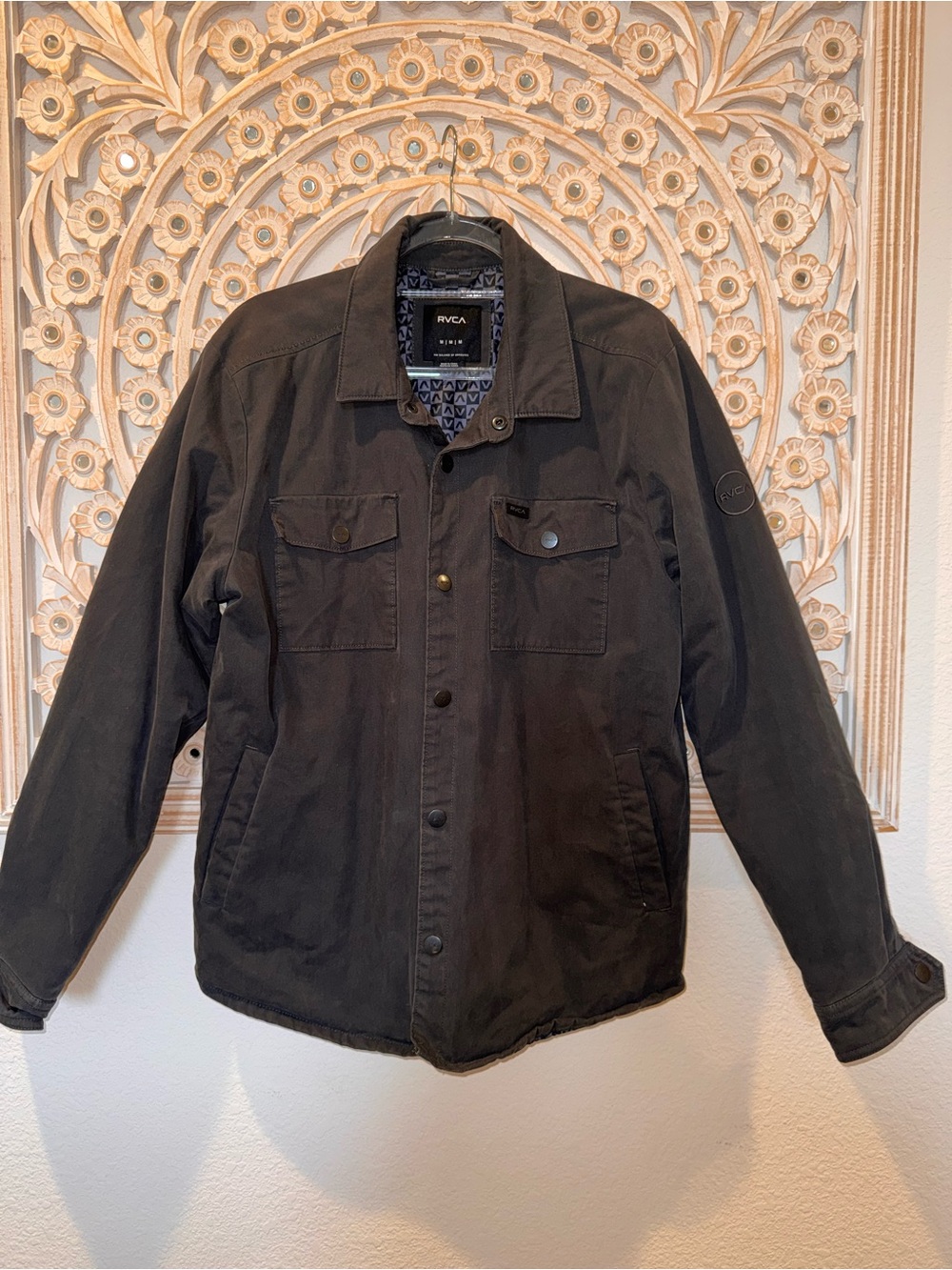 RVCA Military-Style Field Jacket (gray)
